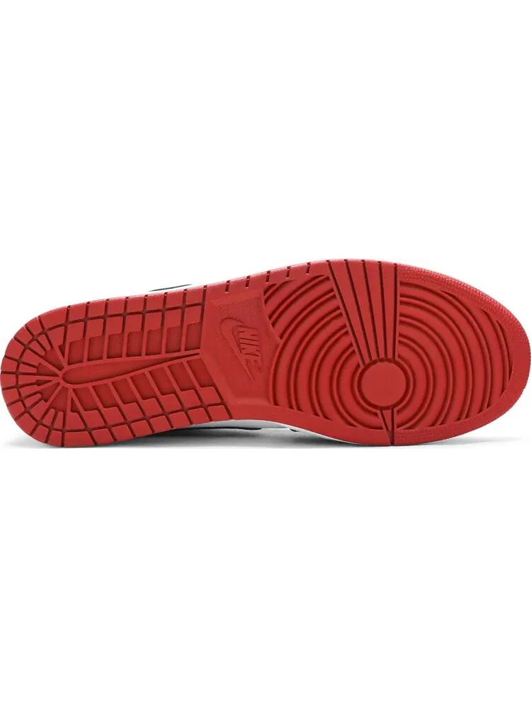 Кроссовки Air Jordan 1 Mid Chicago — изображение 4 из 8, белый