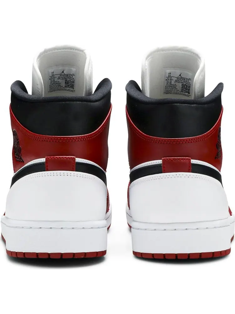 Кроссовки Air Jordan 1 Mid Chicago — изображение 6 из 8, белый