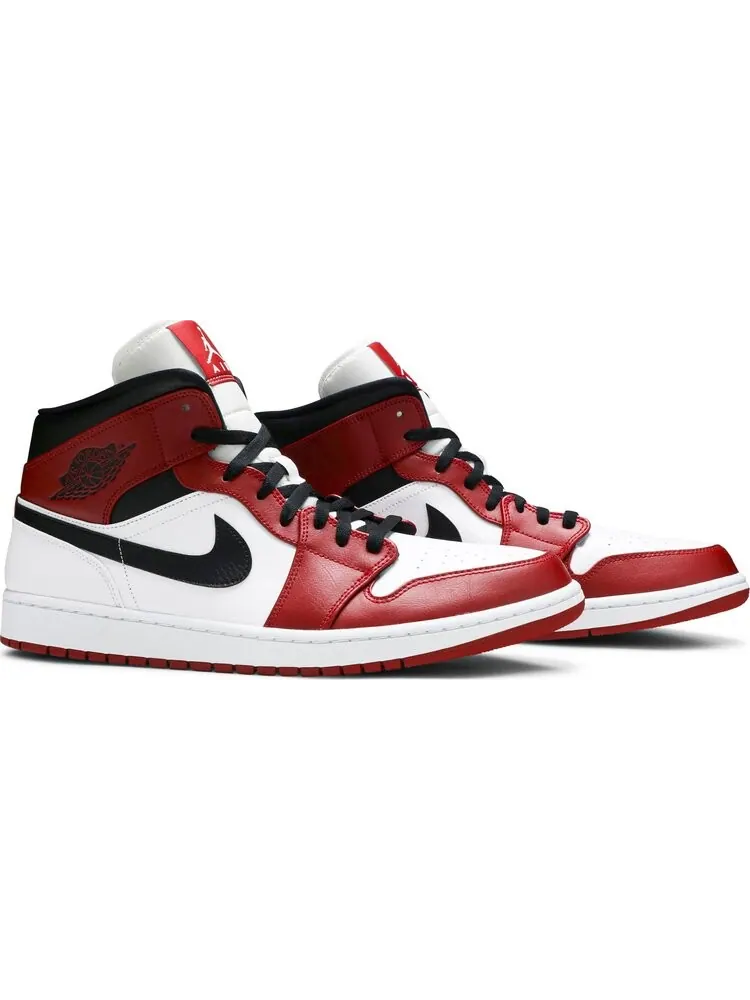 Кроссовки Air Jordan 1 Mid Chicago — изображение 8 из 8, белый