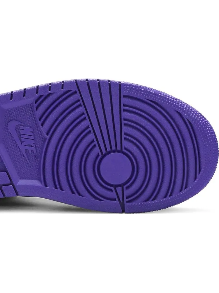 Кроссовки Air Jordan 1 Mid Hulk — изображение 5 из 8, фиолетовый зеленый