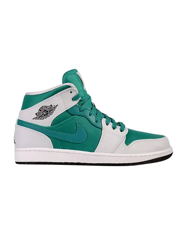 Кроссовки Air Jordan 1 Mid 'Lush Teal' — изображение 1 из 1, зеленый
