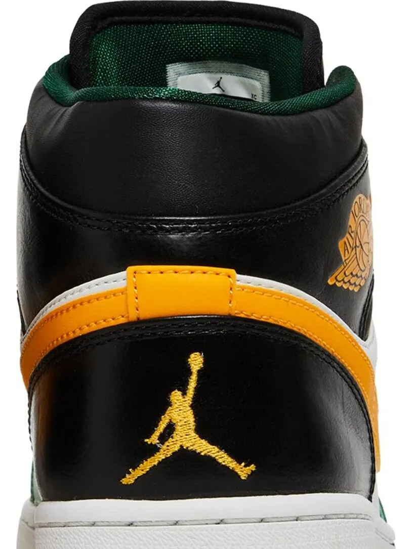 Кроссовки Air Jordan 1 Mid Sonics — изображение 7 из 8, зеленый