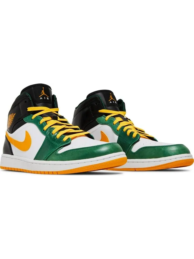 Кроссовки Air Jordan 1 Mid Sonics — изображение 8 из 8, зеленый