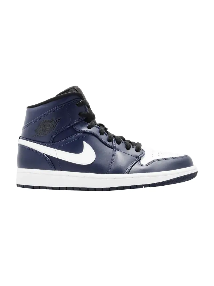 Кроссовки Air Jordan 1 Mid 'Obsidian' — изображение 1 из 1, белый