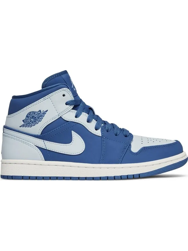 Кроссовки Air Jordan 1 Retro Mid Ice Blue — изображение 1 из 8, синий
