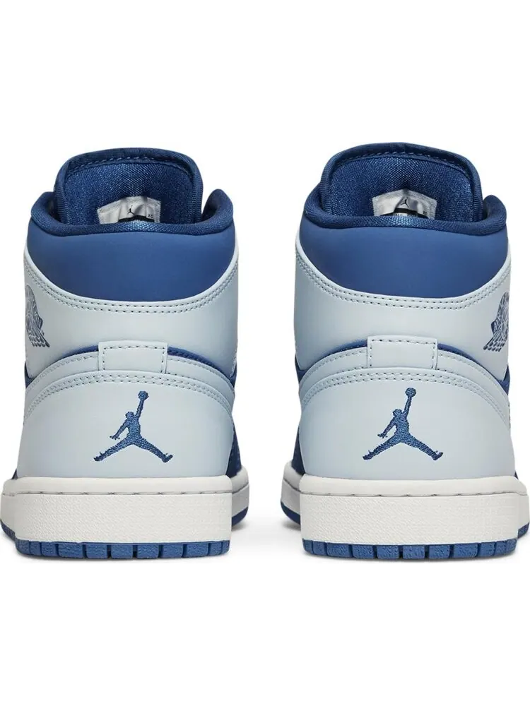 Кроссовки Air Jordan 1 Retro Mid Ice Blue — изображение 6 из 8, синий