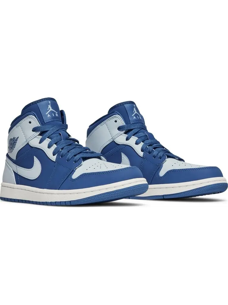 Кроссовки Air Jordan 1 Retro Mid Ice Blue — изображение 8 из 8, синий