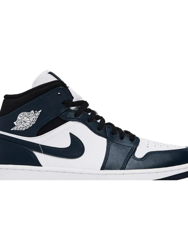 Кроссовки Air Jordan 1 Mid Armory — изображение 2 из 8, белый синий