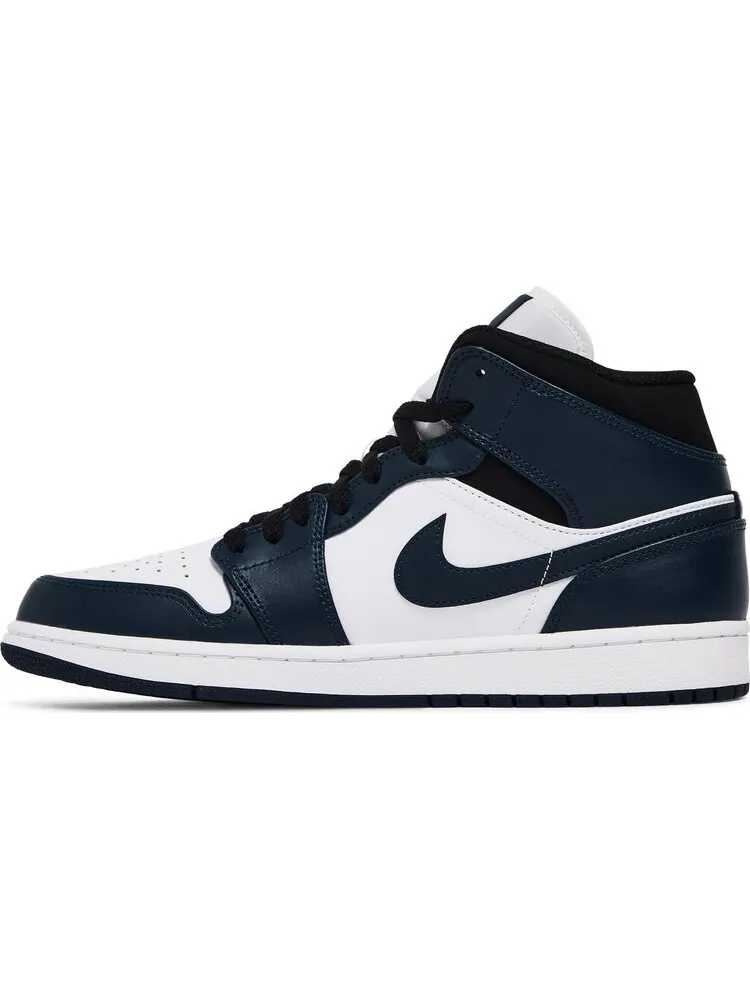 Кроссовки Air Jordan 1 Mid Armory — изображение 3 из 8, белый синий