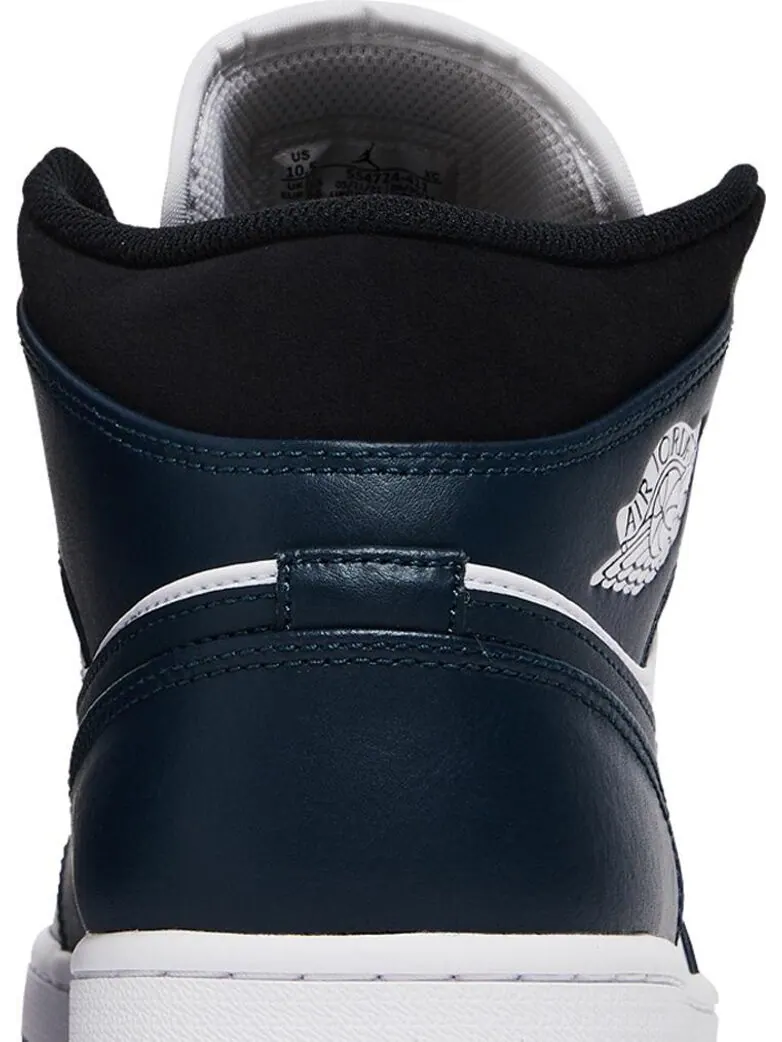 Кроссовки Air Jordan 1 Mid Armory — изображение 7 из 8, белый синий