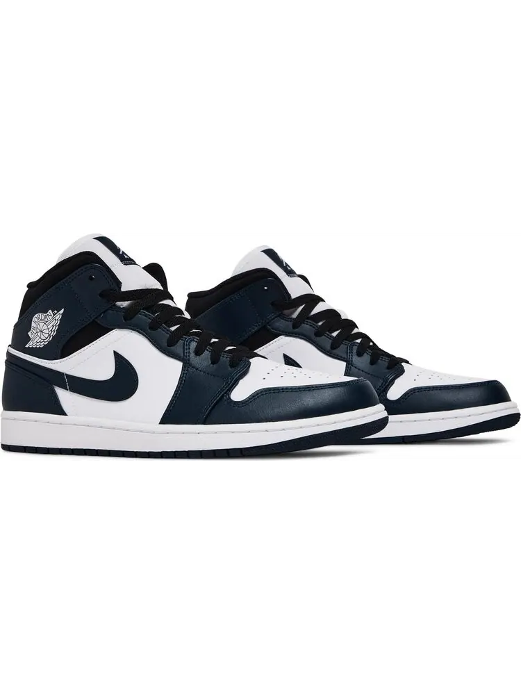 Кроссовки Air Jordan 1 Mid Armory — изображение 8 из 8, белый синий