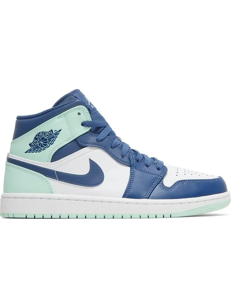Кроссовки Air Jordan 1 Mid Blue Mint — изображение 1 из 8, синий