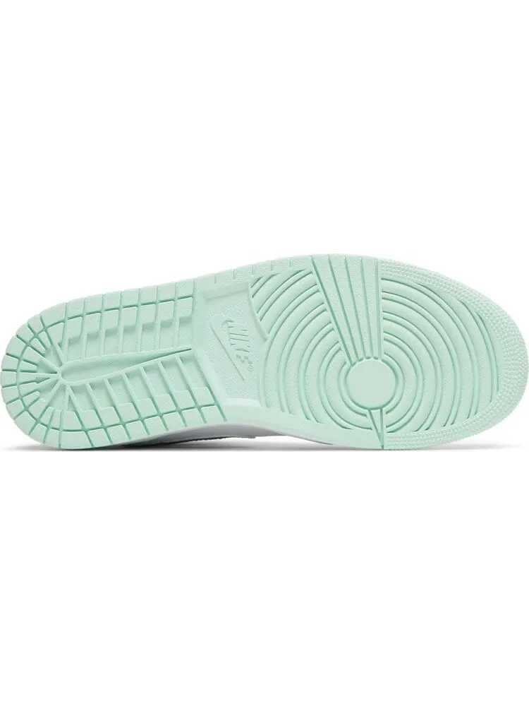 Кроссовки Air Jordan 1 Mid Blue Mint — изображение 4 из 8, синий