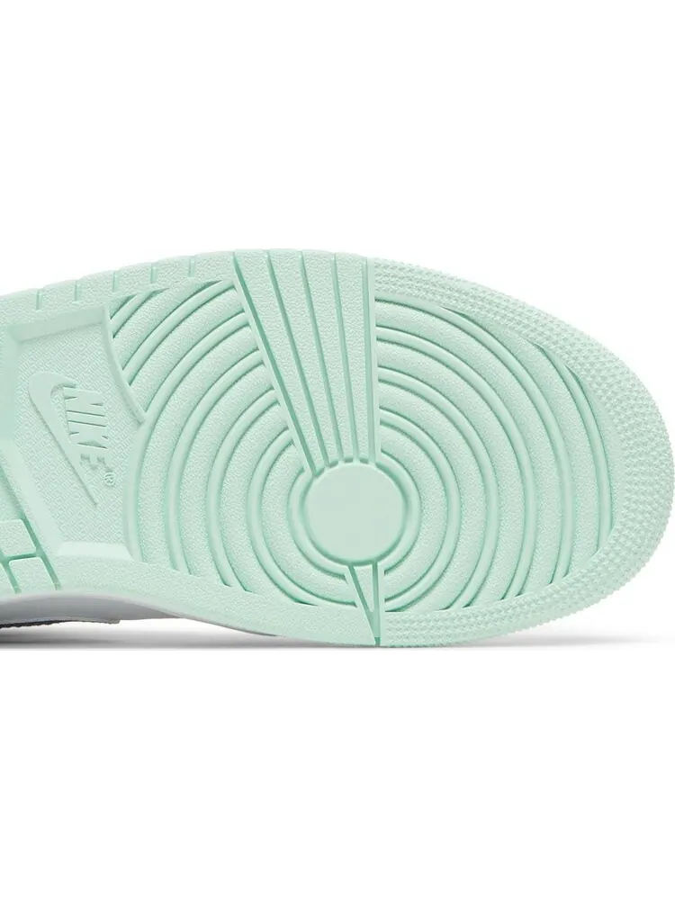 Кроссовки Air Jordan 1 Mid Blue Mint — изображение 5 из 8, синий