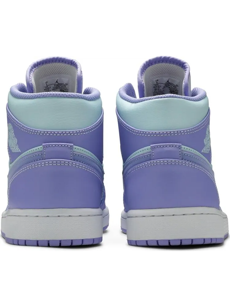 Кроссовки Air Jordan 1 Mid Purple Pulse — изображение 6 из 8, фиолетовый