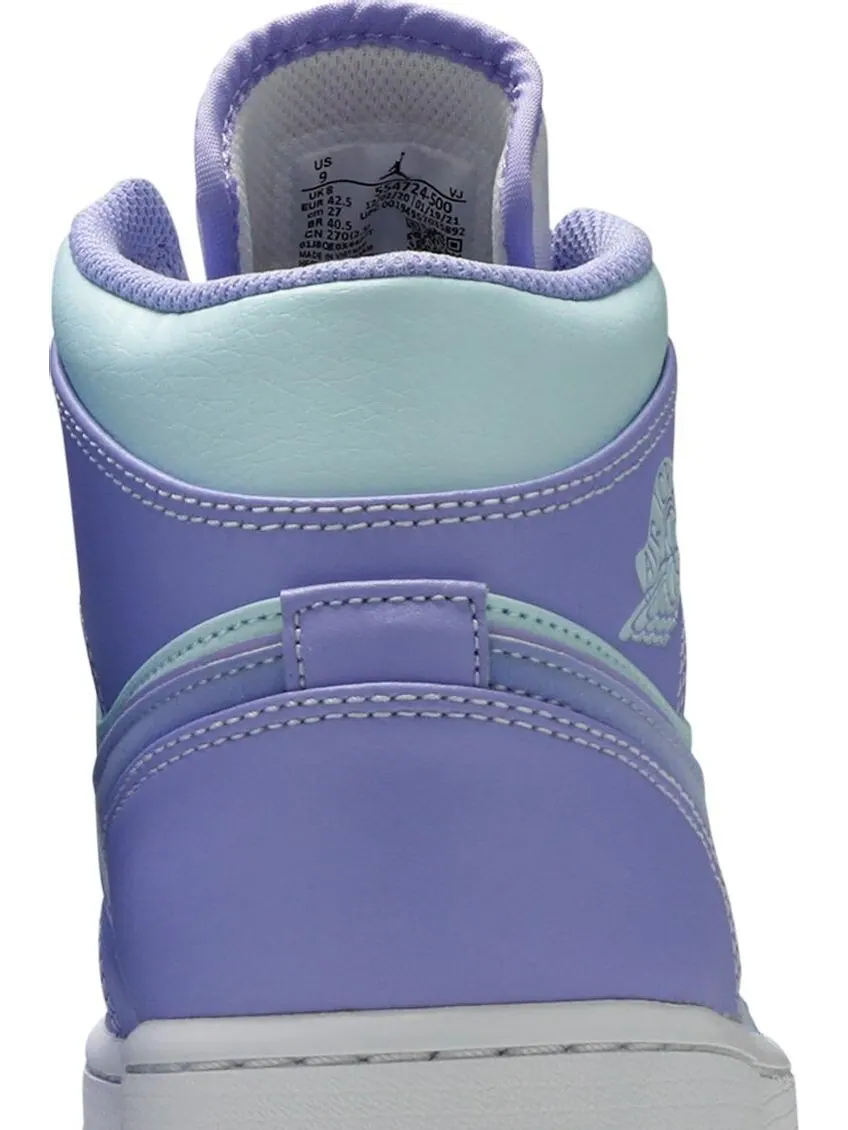Кроссовки Air Jordan 1 Mid Purple Pulse — изображение 7 из 8, фиолетовый