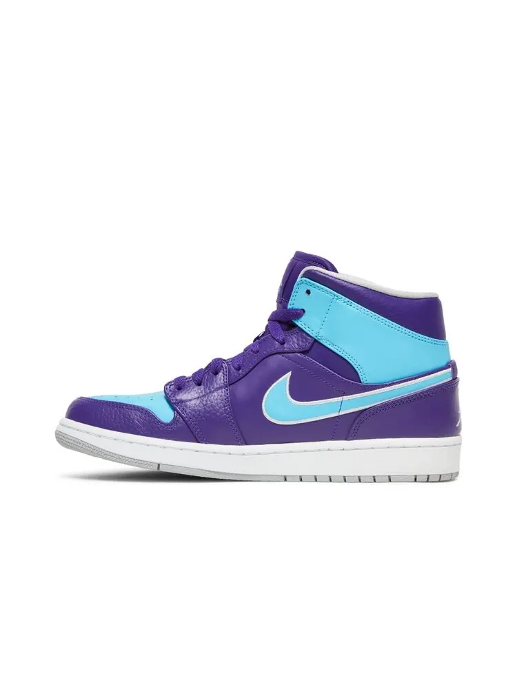 Кроссовки Air Jordan 1 Mid 'Hornet' — изображение 3 из 4, фиолетовый