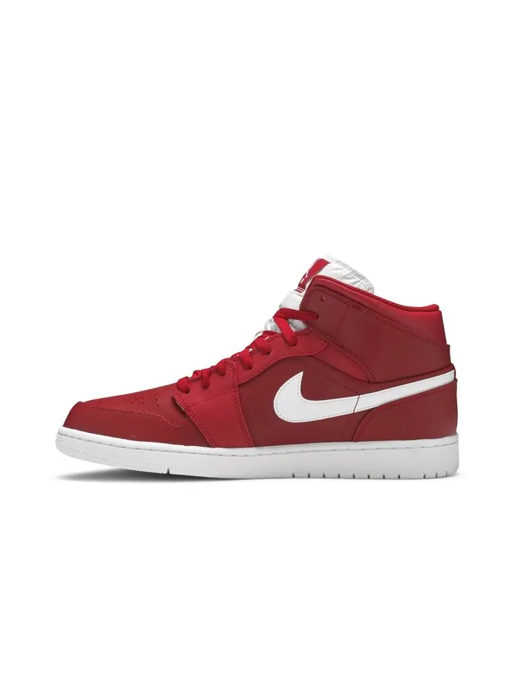 Кроссовки Air Jordan 1 Retro Mid 'Gym Red 2.0' — изображение 3 из 4, красный