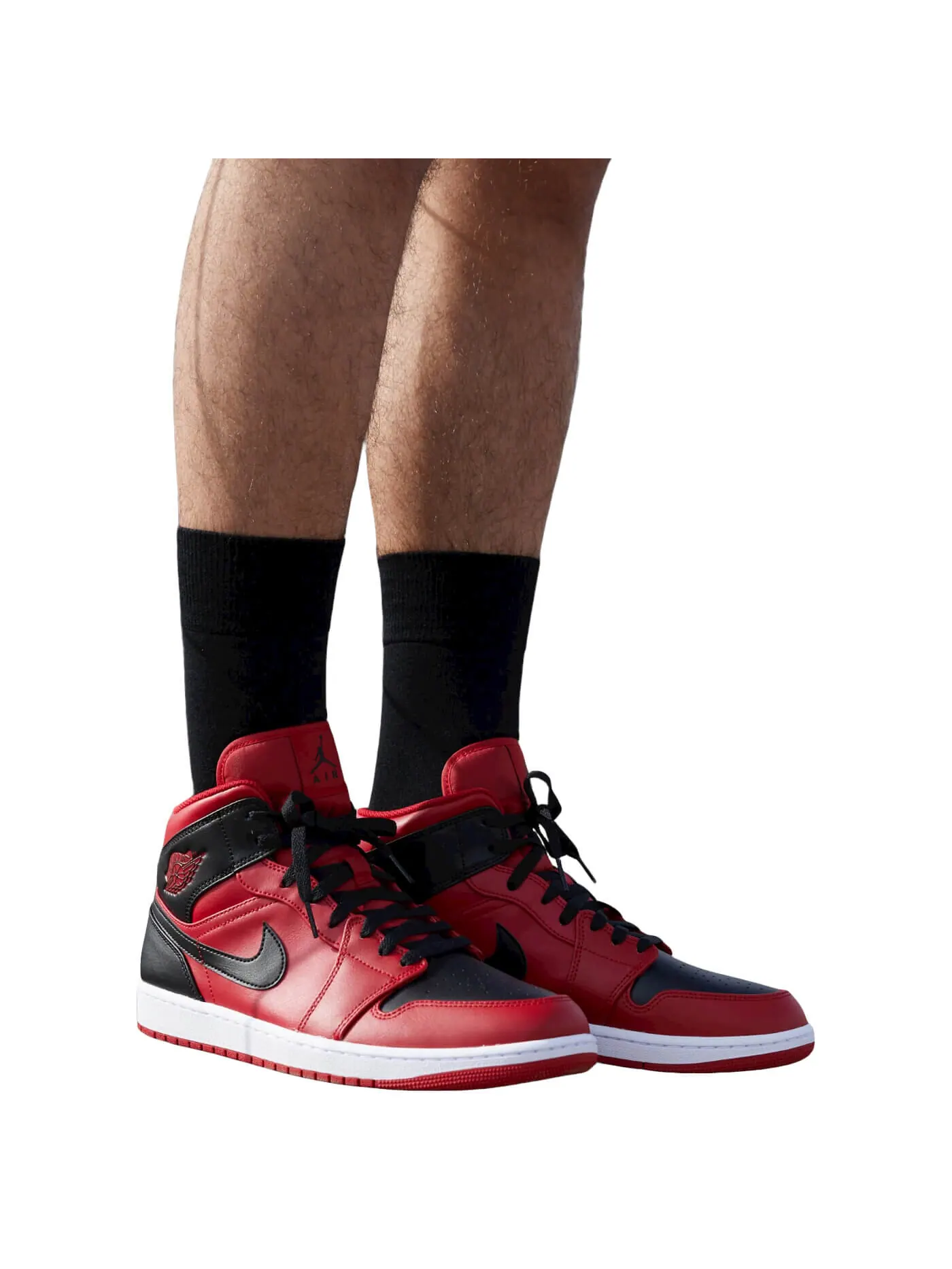 Кроссовки Nike Air Jordan 1 Mid — изображение 7 из 8, красные