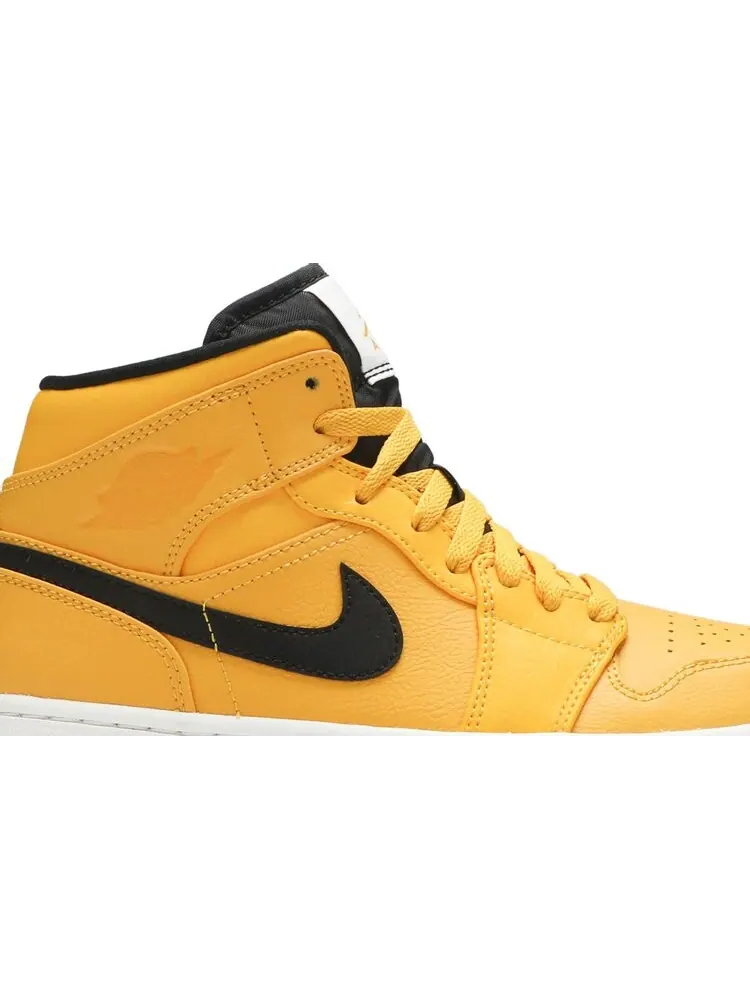 Кроссовки Air Jordan 1 Mid University Gold — изображение 2 из 8, золото