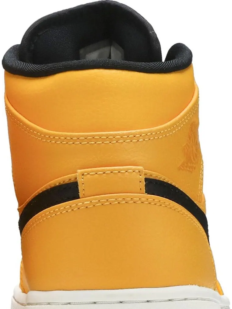 Кроссовки Air Jordan 1 Mid University Gold — изображение 7 из 8, золото
