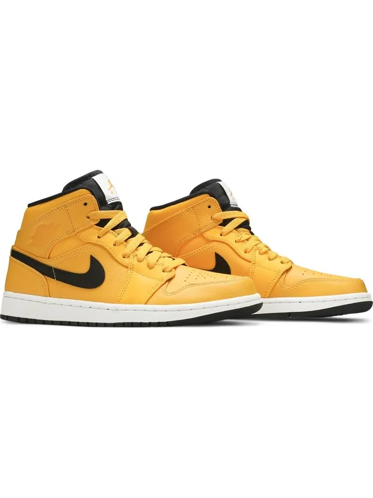 Кроссовки Air Jordan 1 Mid University Gold — изображение 8 из 8, золото