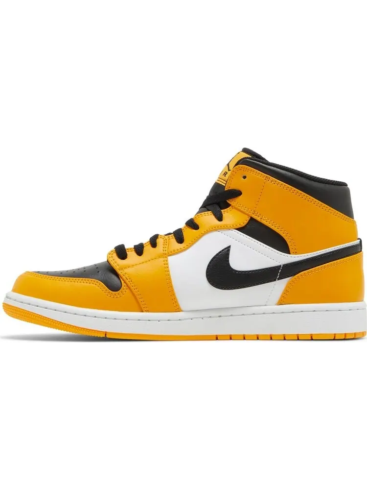 Кроссовки Air Jordan 1 Mid Reverse Yellow Toe — изображение 3 из 8, желтый