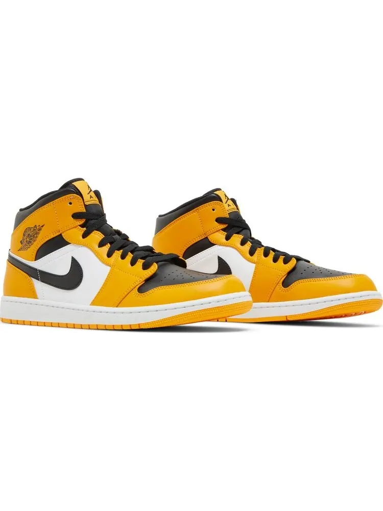 Кроссовки Air Jordan 1 Mid Reverse Yellow Toe — изображение 8 из 8, желтый