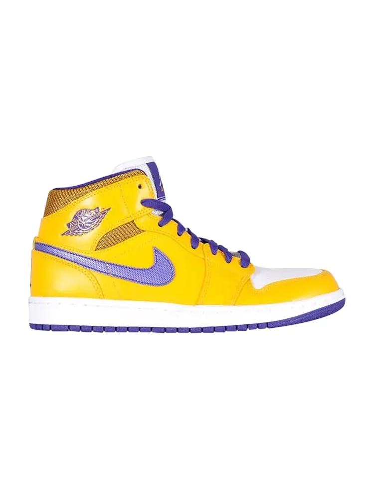 Кроссовки Air Jordan 1 Mid 'Lakers' — изображение 1 из 1, золото