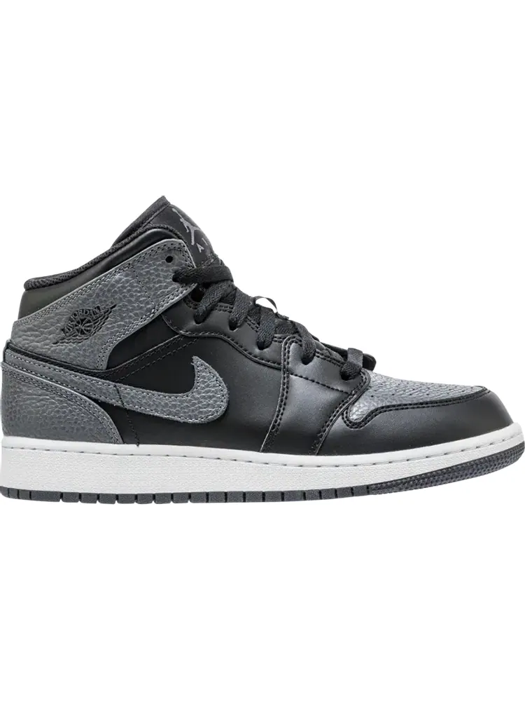 Кроссовки Air Jordan 1 Retro Mid GS — изображение 1 из 1, серый