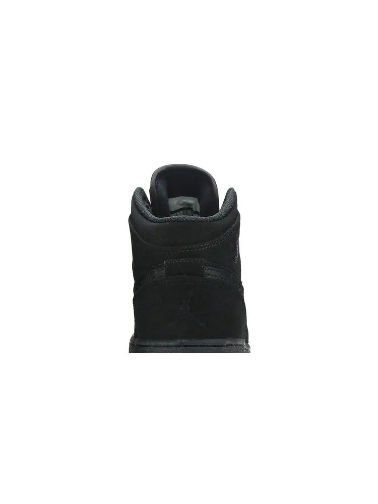Кроссовки Air Jordan Air Jordan 1 Mid BG 'Black' — изображение 8 из 9, черный/белый/черный