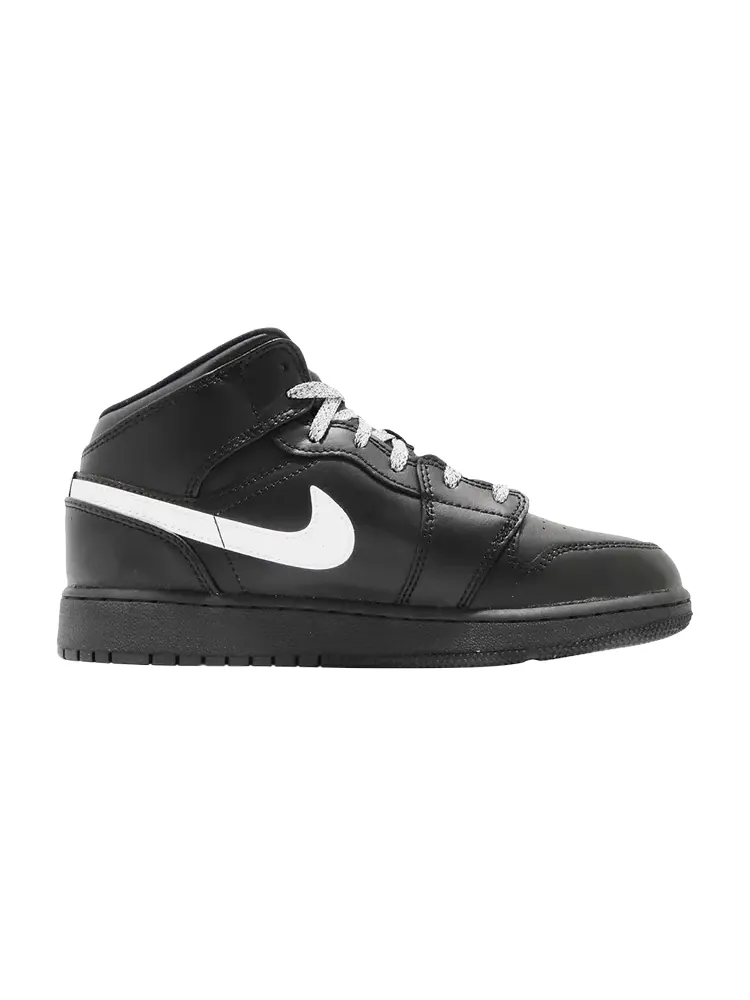 Кроссовки Air Jordan 1 Retro Mid GS 'Speckle' — изображение 1 из 1, черный