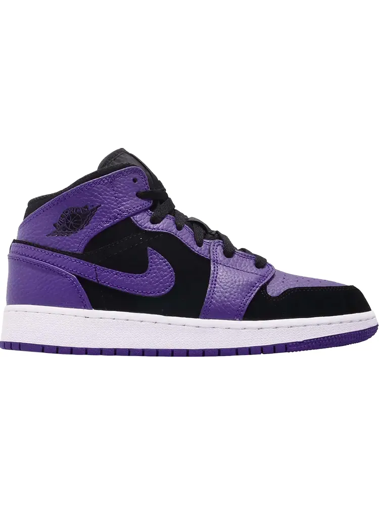 Кроссовки Air Jordan 1 Retro Mid GS Dark Concord — изображение 1 из 1, фиолетовый