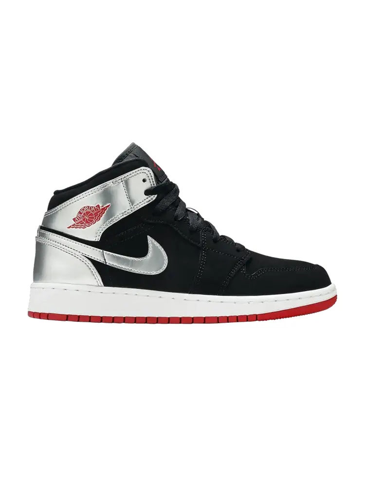 Кроссовки Air Jordan Air Jordan 1 Retro Mid GS 'Johnny Kilroy' — изображение 1 из 9, черный/красный