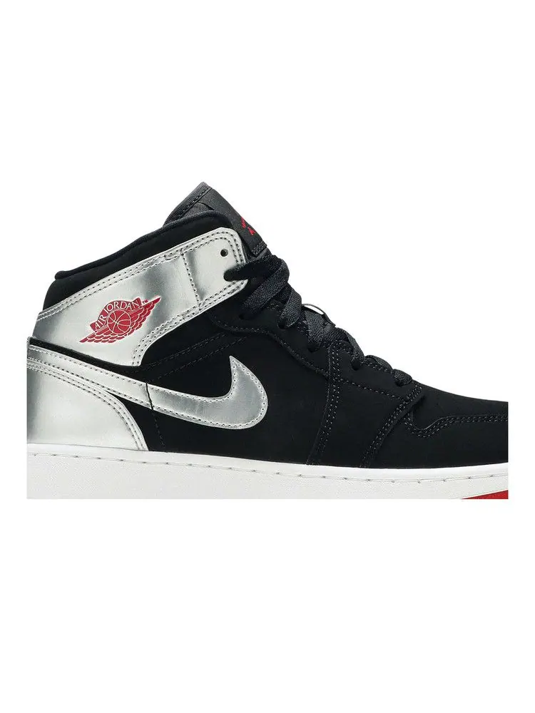 Кроссовки Air Jordan Air Jordan 1 Retro Mid GS 'Johnny Kilroy' — изображение 3 из 9, черный/красный