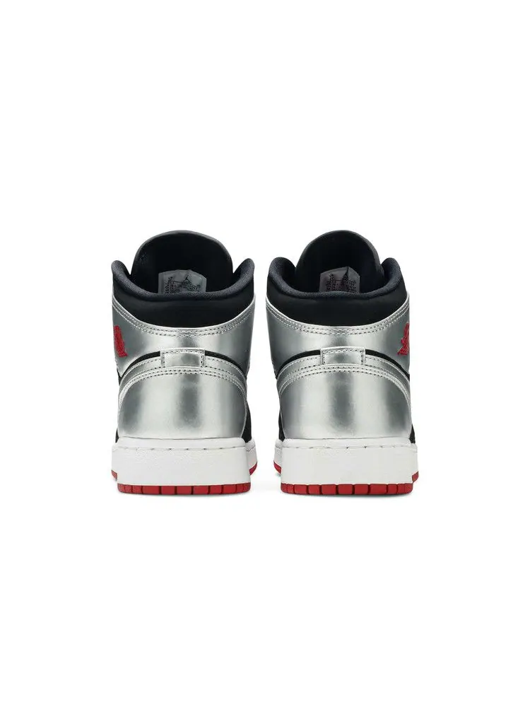 Кроссовки Air Jordan Air Jordan 1 Retro Mid GS 'Johnny Kilroy' — изображение 7 из 9, черный/красный