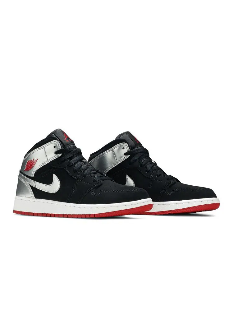 Кроссовки Air Jordan Air Jordan 1 Retro Mid GS 'Johnny Kilroy' — изображение 9 из 9, черный/красный