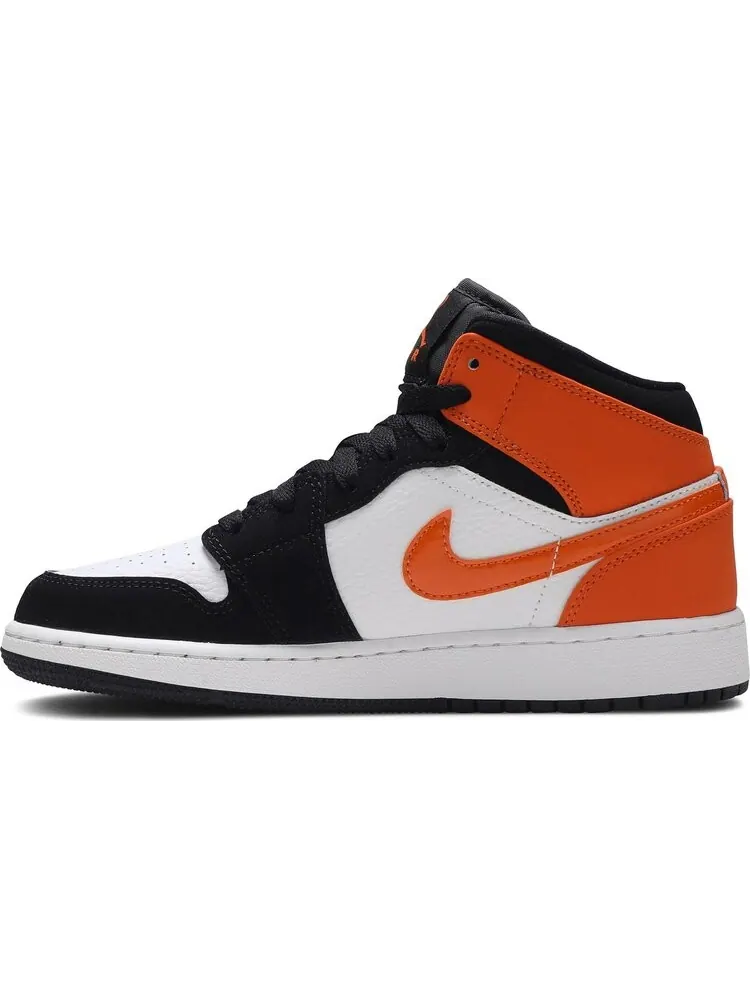 Кроссовки Air Jordan 1 Mid GS Shattered Backboard — изображение 3 из 8, черный