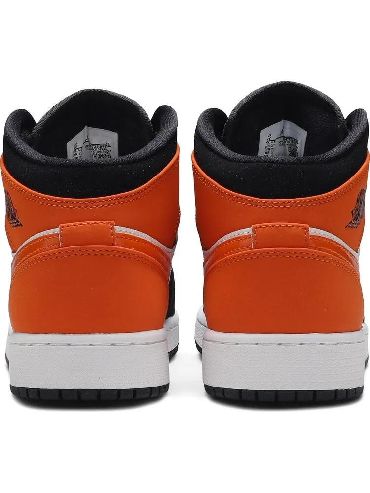 Кроссовки Air Jordan 1 Mid GS Shattered Backboard — изображение 6 из 8, черный