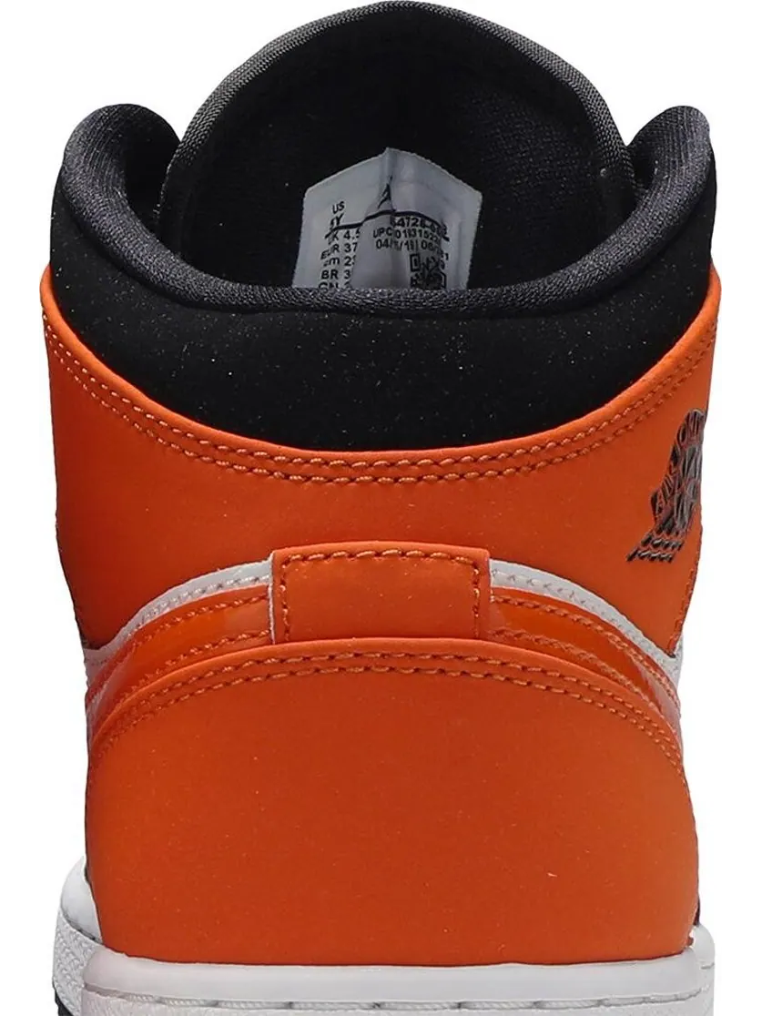 Кроссовки Air Jordan 1 Mid GS Shattered Backboard — изображение 7 из 8, черный