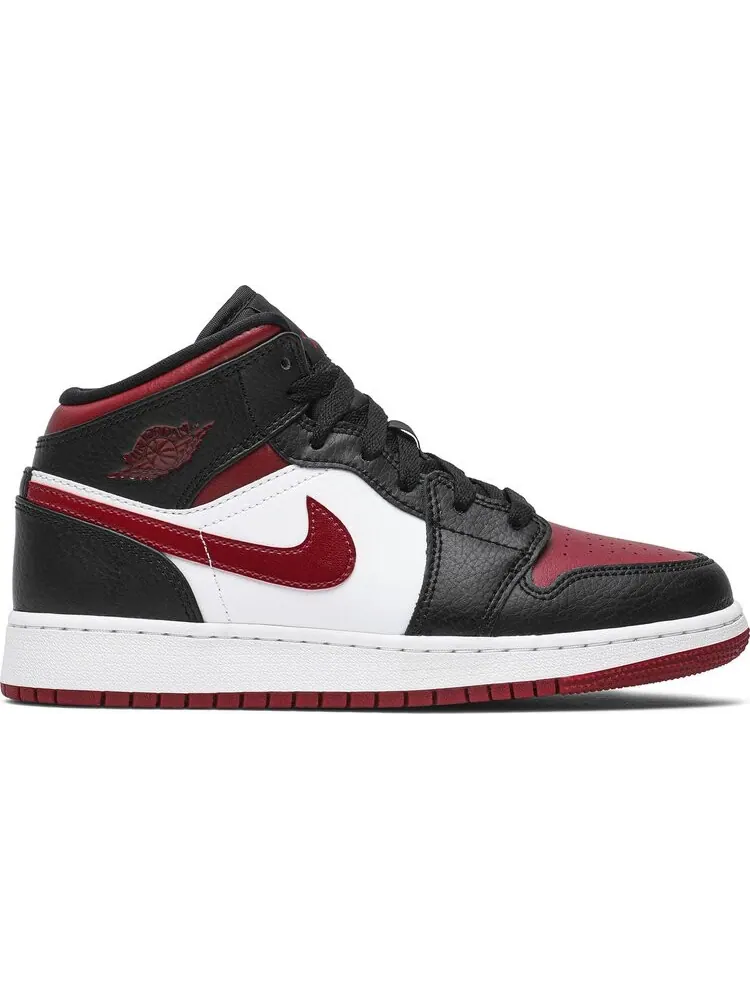 Кроссовки Air Jordan 1 Mid GS Noble Red — изображение 1 из 8, красный