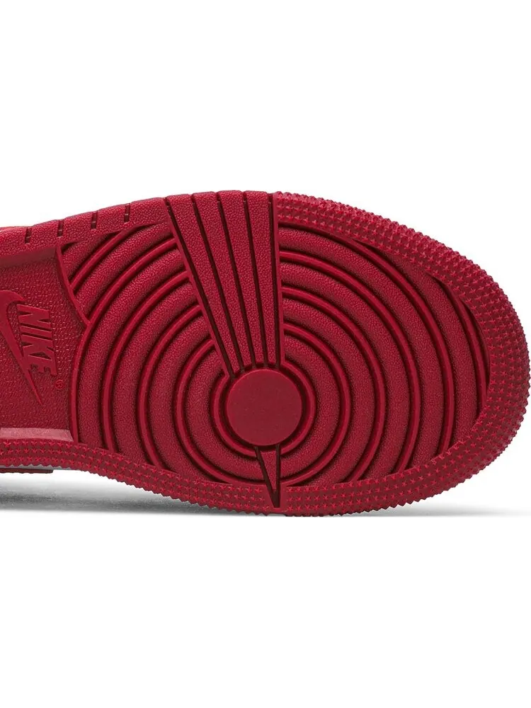 Кроссовки Air Jordan 1 Mid GS Noble Red — изображение 5 из 8, красный