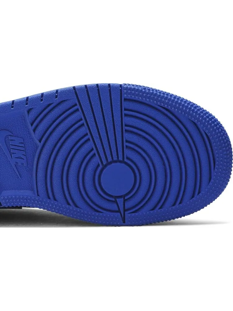 Кроссовки Air Jordan 1 Mid GS Black Hyper Royal — изображение 5 из 8, синий