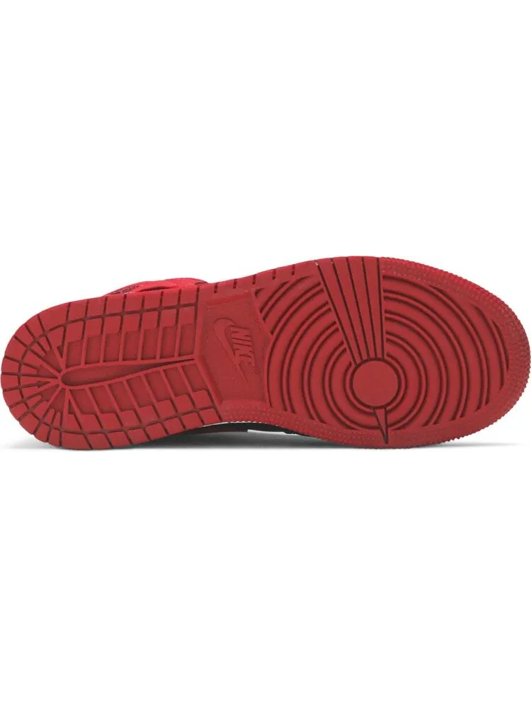 Кроссовки Air Jordan 1 Mid GS Banned — изображение 4 из 8, красный