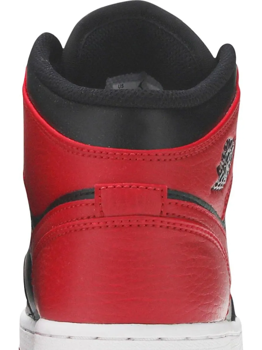 Кроссовки Air Jordan 1 Mid GS Banned — изображение 7 из 8, красный