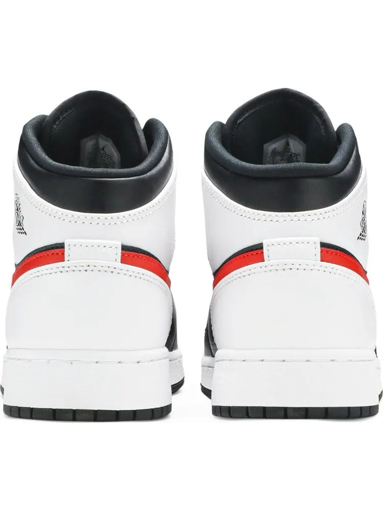 Кроссовки Air Jordan 1 Mid GS Chile Red — изображение 6 из 8, черный