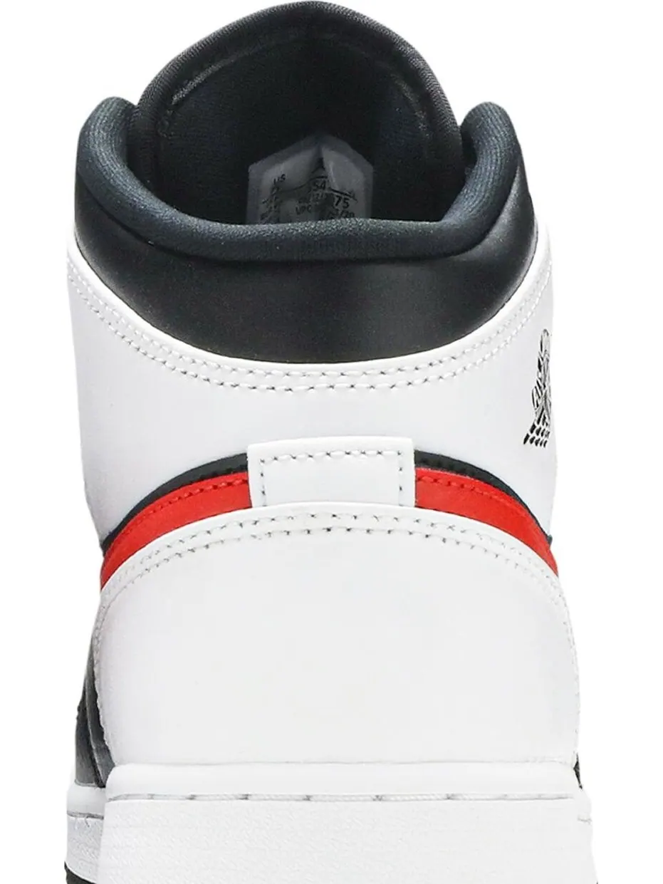 Кроссовки Air Jordan 1 Mid GS Chile Red — изображение 7 из 8, черный