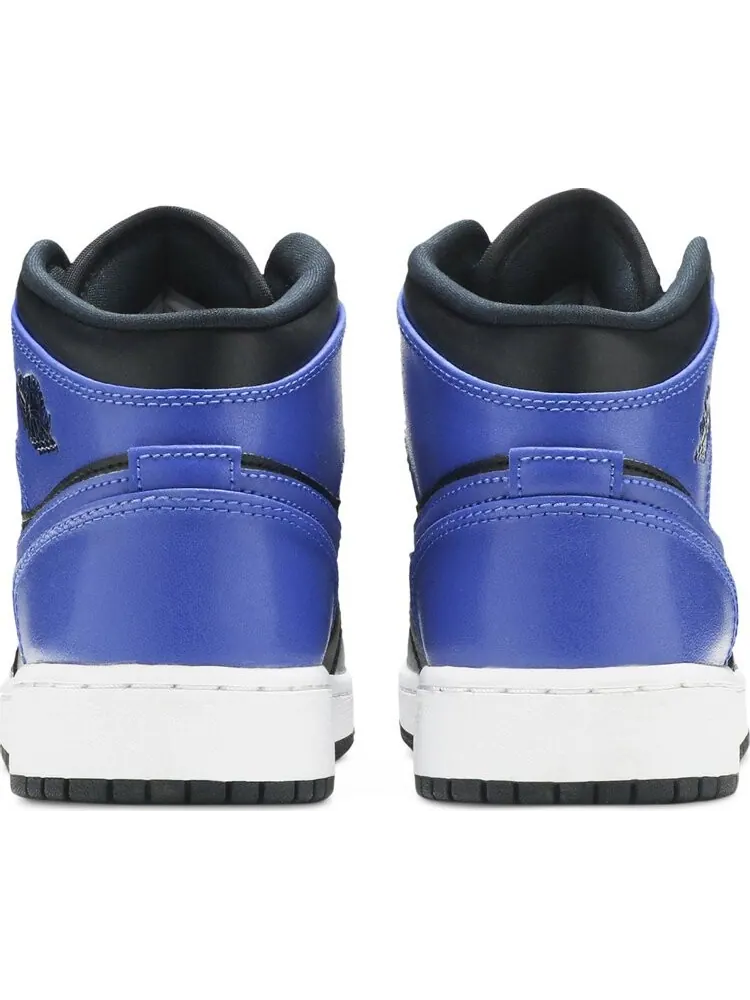 Кроссовки Air Jordan 1 Mid GS Hyper Royal — изображение 6 из 8, синий