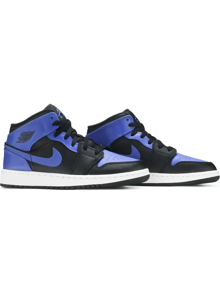Кроссовки Air Jordan 1 Mid GS Hyper Royal — изображение 8 из 8, синий