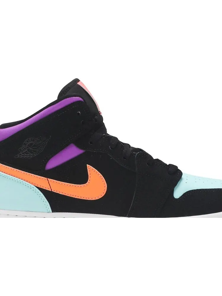 Кроссовки Air Jordan 1 Mid GS Candy — изображение 2 из 8, мульти